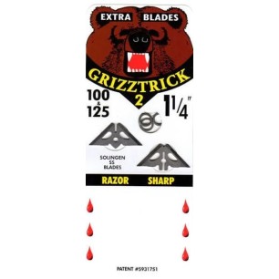 RECHANGE DE LAME POUR GRIZZTRICK2 1 1/4" 100/125 GR 4pk