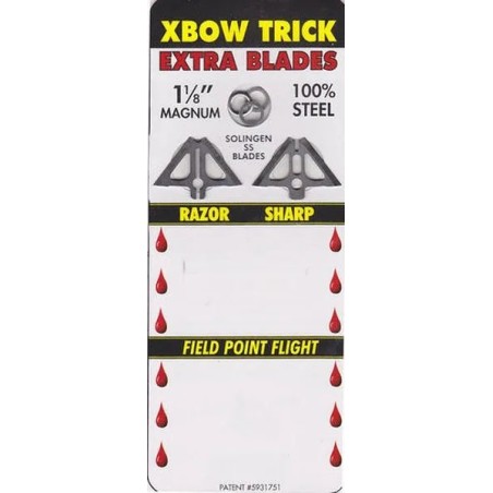 RECHANGE DE LAME POUR  XTRICK 1 1/8"  100/150 GR