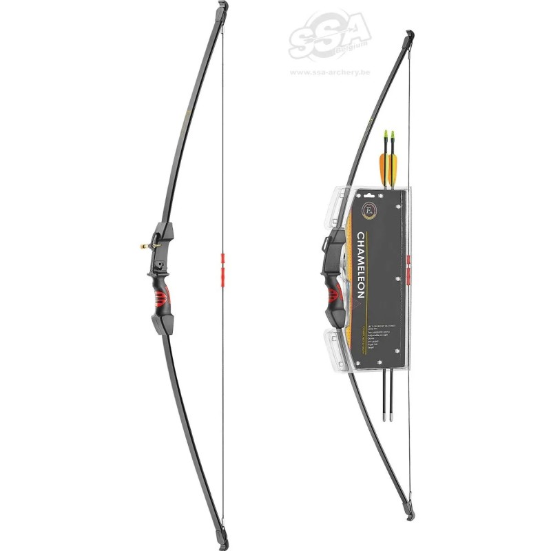 CHAMELEON RECURVE 48" AMBIDEX 15LBS BLACK EK - POELANG