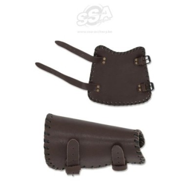 TRIBAL BROWN OIL LEATHER 17cm BUCK TRAIL