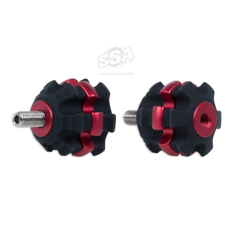 'TEC X MODULATE' 1.5" DAMPER 5/16" ANODIZED RED AVALON