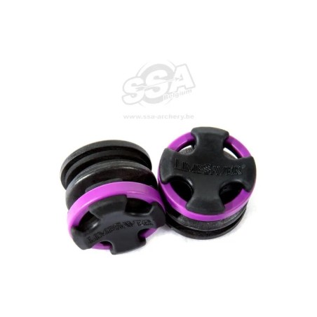 LIMBSAVER BROADBAND SPLIT BLACK WITH PURPLE BANDS SVL