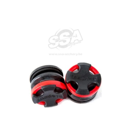 LIMBSAVER BROADBAND SPLIT BLACK WITH RED BANDS SVL