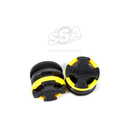 LIMBSAVER BROADBAND SPLIT BLACK WITH YELLOW BANDS SVL