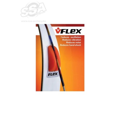 V-FLEX LIMB-STRING DAMPER ORANGE 1/PR FLEX ARCHERY