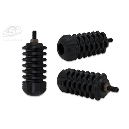 SHORTY 3 1/2" RUBBER BLACK MAXIMAL