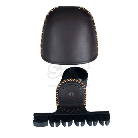 2 PCS 6 ARW ADJUST. STRAP-ON LEATHER DARK BROWN THUNDERHORN