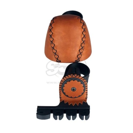 2 PCS 4 ARW ADJUST. STRAP-ON  LEATHER MED. BROWN THUNDERHORN