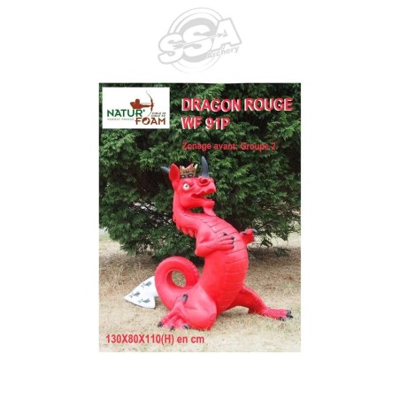 NATUR FOAM DRAGON ROUGE WF91P