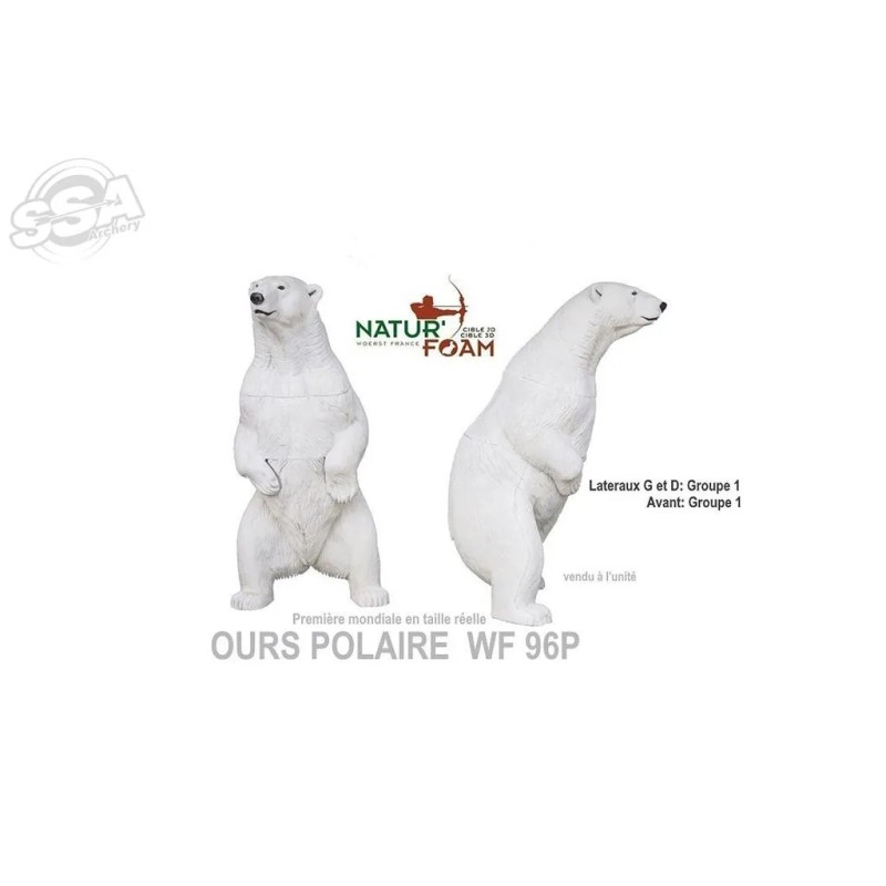 OURS BLANC POLAIRE NATUR FOAM WF 96P