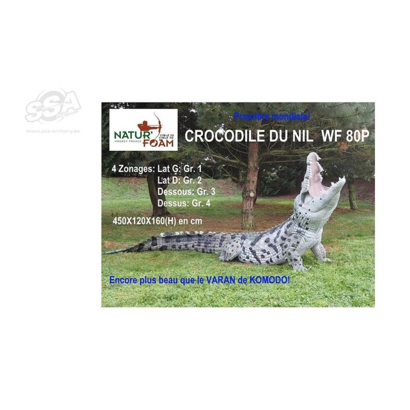 NATUR FOAM CROCODILE DU NIL WF80P