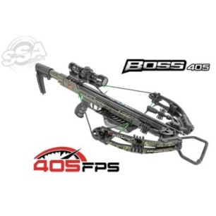 KILLER INSTINCT BOSS 405FPS PRO PACKAGE COMPOUND CROSSBOW CHAOS CAMO