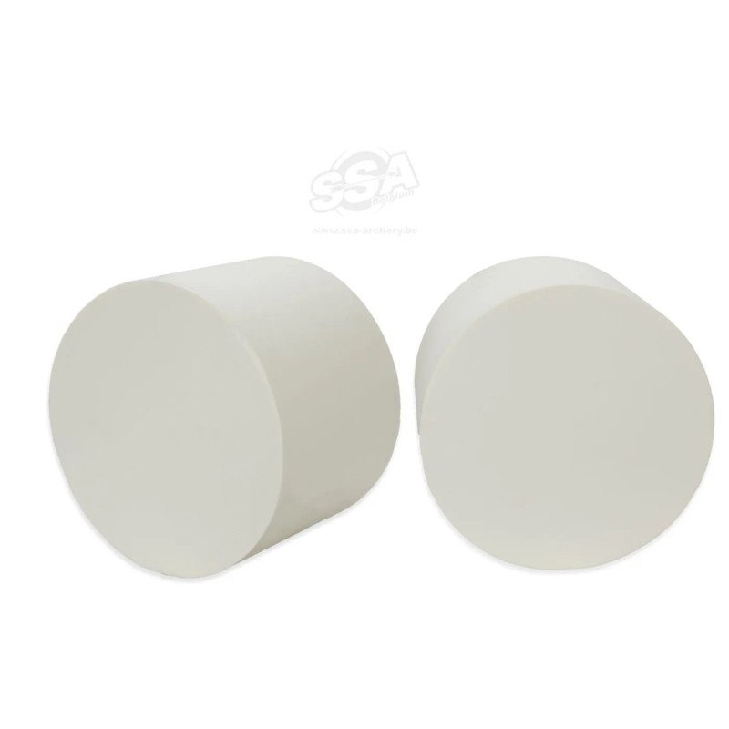 BOOSTER CENTRE DE CIBLE 'DURA' WHITE ROUND CENTER dia. 30cm x 22cm MFT/AVALON