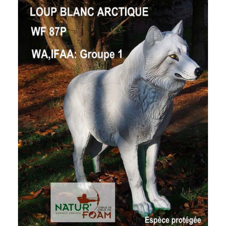 NATUR FOAM LOUP BLANC ARCTIQUE DEBOUT