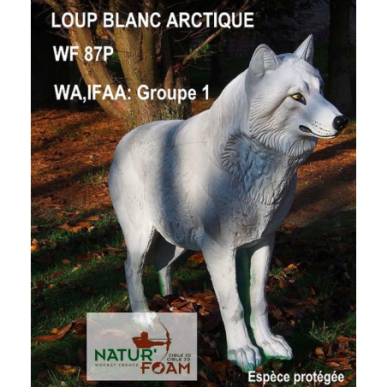 NATUR FOAM LOUP BLANC ARCTIQUE DEBOUT