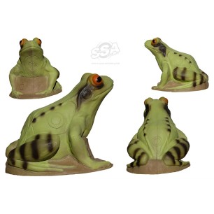 3D TARGET FROG GRENOUILLE GREEN - L26CM H21CM