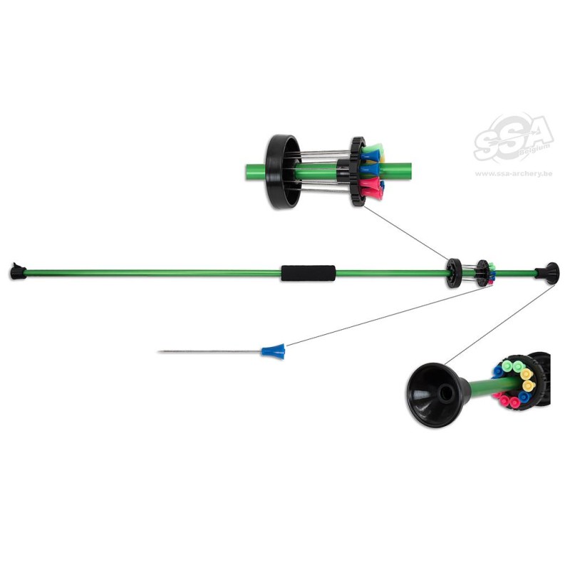 MAXIMAL SARBACANE BLOWGUN NOIRE 40P