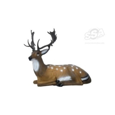 FALLOW DEER BEDDED - GROUP 2 - L110cm H62cm SRT TARGETS