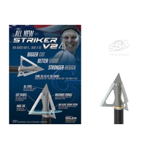 LAME DE CHASSE STRIKER V2 FIXE G5 3/PK